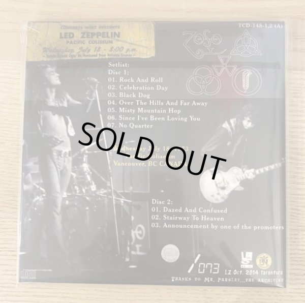 Photo2: LED ZEPPELIN - TAKING A SPIKED DRINK 2CD PROMO SAMPLE JACKET A JIMMY PAGE [TARANTURA] ★★★STOCK ITEM / OUT OF PRINT / VERY RARE★★★ (2)