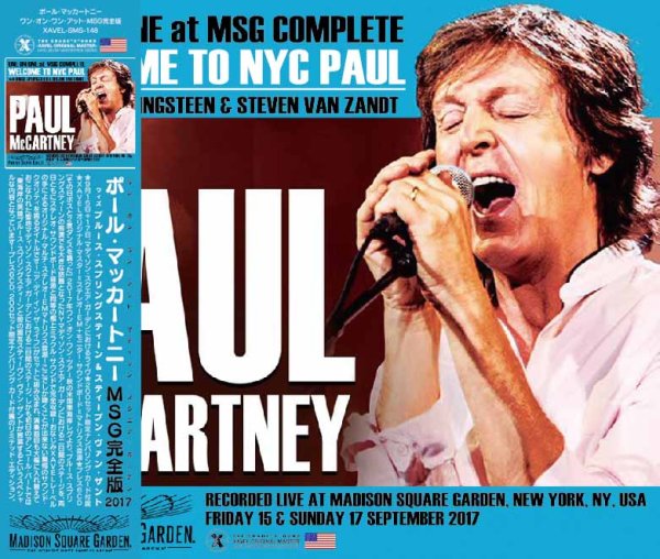 Photo1: PAUL McCARTNEY with BRUCE SPRINGSTEEN - WELCOME TO NYC PAUL - ONE ON ONE AT MSG COMPLETE 6CD [XAVEL]  (1)