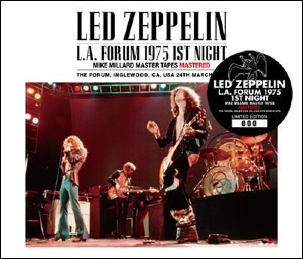 Photo1: LED ZEPPELIN - L.A. FORUM 1975 1ST NIGHT MIKE MILLARD MASTER TAPES: MASTERED 3CD (1)