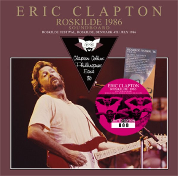 Photo1: ERIC CLAPTON - ROSKILDE 1986 SOUNDBOARD 2CD plus Bonus DVDR "ROSKILDE 1986" [Beano-258] (1)