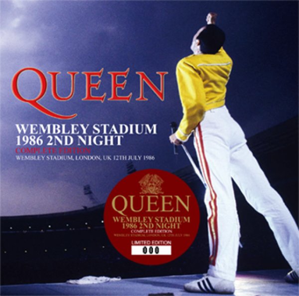 Photo1: QUEEN - WEMBLEY STADIUM 1986 2ND NIGHT: COMPLETE EDITION 2CD [Wardour-574] (1)