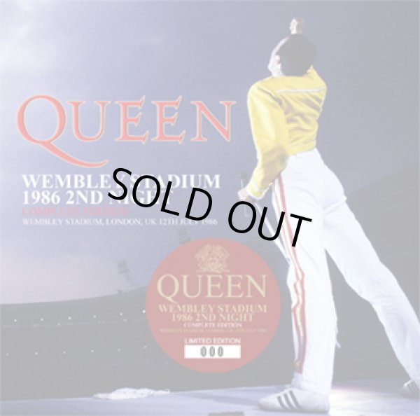 Photo1: QUEEN - WEMBLEY STADIUM 1986 2ND NIGHT: COMPLETE EDITION 2CD [Wardour-574] ★★★STOCK ITEM / HOT SPRING SALE★★★ (1)