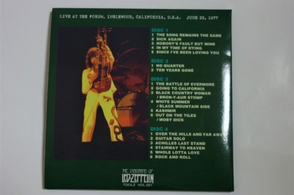 Photo2: LED ZEPPELIN - TIME TRAVELLER 4CD  [TDOLZ] ★★★STOCK ITEM / OUT OF PRINT★★★ (2)