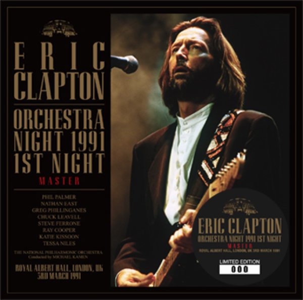 Photo1: ERIC CLAPTON - ORCHESTRA NIGHT 1991 1ST NIGHT MASTER 2CD [Beano-259] (1)
