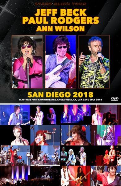 Photo1: JEFF BECK, PAUL RODGERS & ANN WILSON - SAN DIEGO 2018 3DVDR [Uxbridge 874] (1)