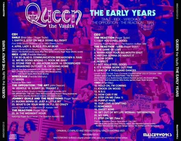 Photo2: QUEEN - / THE VAULTS : THE EARLY YEARS SMILE - IBEX - WRECKAGE - THE OPPOSITION - THE REACTION 1984 2CD [ MASTERWORKS] (2)
