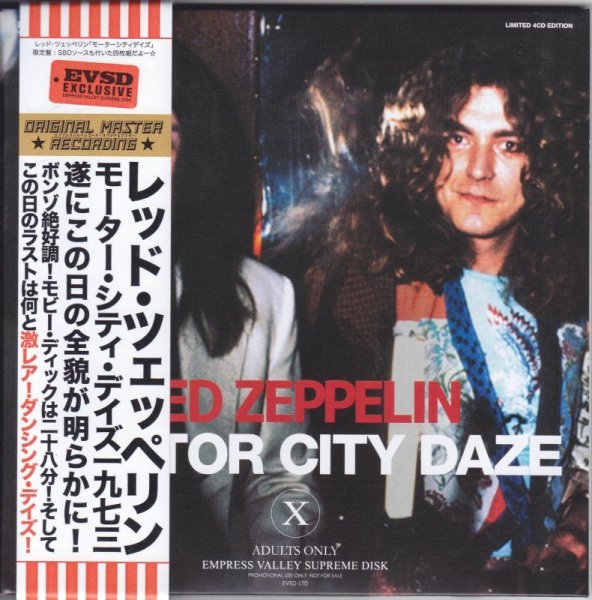 Photo1: LED ZEPPELIN - MOTOR CITY DAZE (FRIDAY THE 13TH) 3CD + CD [EMPRESS VALLEY] ★★★STOCK ITEM / OUT OF PRINT / PRICE DISCOUNT★★★ (1)