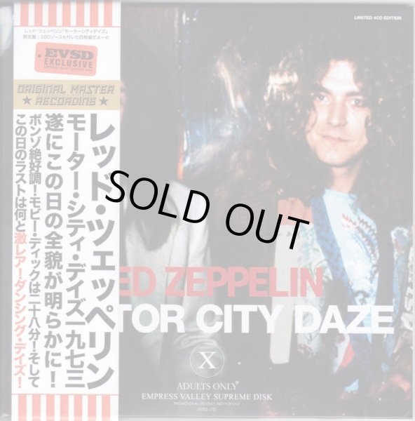 Photo1: LED ZEPPELIN - MOTOR CITY DAZE (FRIDAY THE 13TH) 3CD + CD [EMPRESS VALLEY] ★★★STOCK ITEM / OUT OF PRINT / PRICE DISCOUNT★★★ (1)
