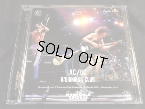 Photo1: AC/DC - B'GINNINGS CLUB CD [MOONCHILD] ★★★STOCK ITEM / OUT OF PRINT / VERY RARE★★★ (1)