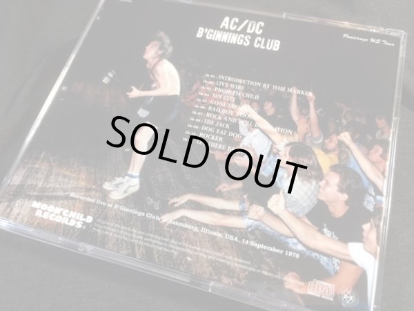 Photo2: AC/DC - B'GINNINGS CLUB CD [MOONCHILD]  (2)