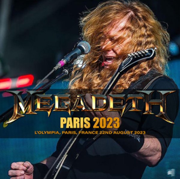 Photo1: MEGADETH - PARIS 2023 CDR [Shades 1831] (1)