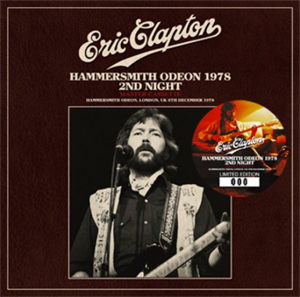 Photo1: ERIC CLAPTON - HAMMERSMITH ODEON 1978 2ND NIGHT: MASTER CASSETTE 2CD [Beano-261] (1)