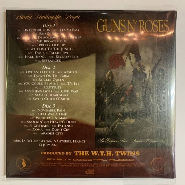Photo2: GUNS N' ROSES - LIBERTY LEADING THE PEOPLE 3CD [EMPRESS VALLEY] (2)