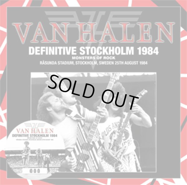 Photo1: VAN HALEN - DEFINITIVE STOCKHOLM 1984 2CD [ZODIAC 609] ★★★STOCK ITEM / HOT WINTER SALE★★★ (1)