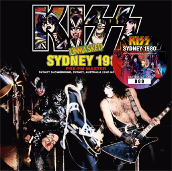 Photo1: KISS - SYDNEY 1980 PRE-FM MASTER 2CD plus Bonus DVDR "THE INNER SANCTUM: SYDNEY 1980 [ZODIAC 610] (1)