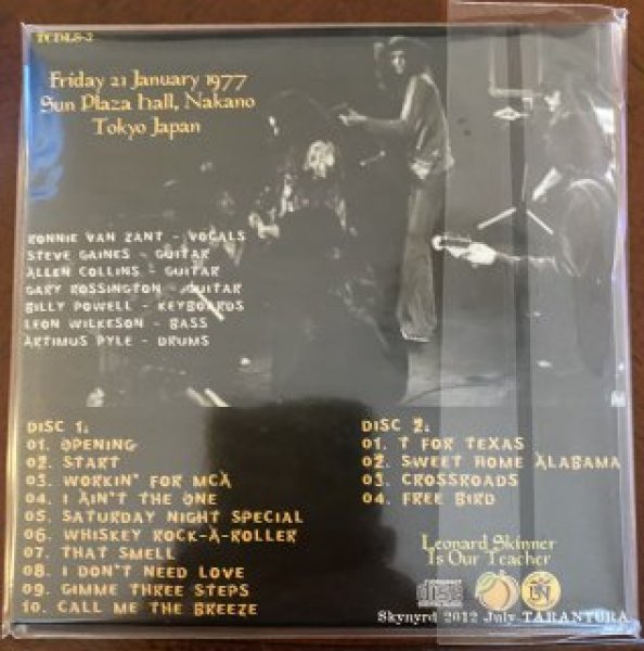 Photo2: LYNYRD SKYNYRD - TOKYO CROSSROADS 2CD [TARANTURA] ★★★STOCK ITEM / OUT OF PRINT / VERY RARE★★★ (2)