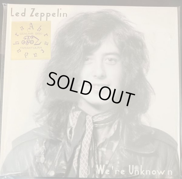 Photo1: LED ZEPPELIN - WE'RE UNKNOWN 2CD  [TARANTURA] ★★★STOCK ITEM / OUT OF PRINT / VERY RARE★★★ (1)