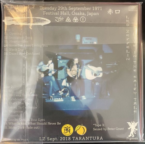 Photo2: LED ZEPPELIN - LIVE IN THE FAIRY TALE SAMPLE PROMO OBI B 2CD [TARANTURA] ★★★STOCK ITEM / OUT OF PRINT / VERY RARE★★★ (2)
