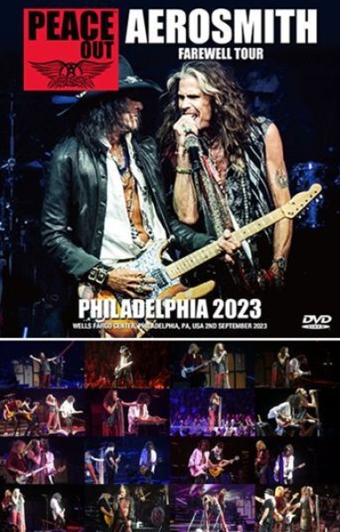 Photo1: AEROSMITH - PHILADELPHIA 2023 DVDR [Shades 1838] (1)