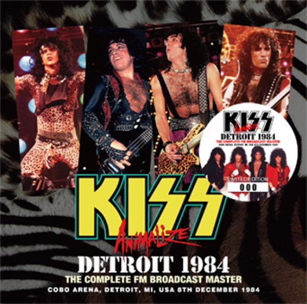 Photo1: KISS - DETROIT 1984 THE COMPLETE FM BROADCAST MASTER 2CD plus Bonus DVDR "ANIMALIZE LIVE UNCENSORED [ZODIAC 617] (1)