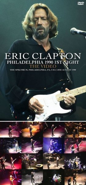 Photo1: ERIC CLAPTON - PHILADELPHIA 1990 1ST NIGHT: THE VIDEO DVDR [Uxbridge 1999] (1)