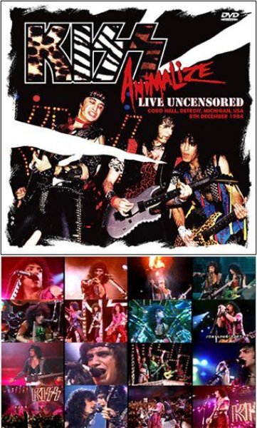 Photo3: KISS - DETROIT 1984 THE COMPLETE FM BROADCAST MASTER 2CD plus Bonus DVDR "ANIMALIZE LIVE UNCENSORED [ZODIAC 617] (3)