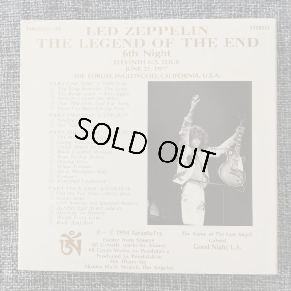 Photo2: LED ZEPPELIN - THE LEGEND OF THE END 4CD  [TARANTURA] ★★★STOCK ITEM / OUT OF PRINT / VERY RARE★★★ (2)