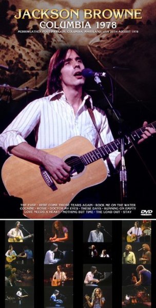 Photo1: JACKSON BROWNE - COLUMBIA 1978 DVDR [Uxbridge 2008] (1)