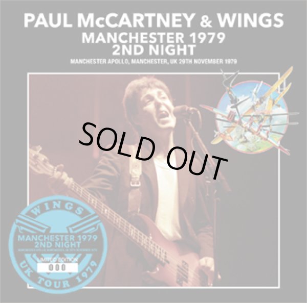 Photo1: PAUL McCARTNEY & WINGS - MANCHESTER 1979 2ND NIGHT 2CD ★★★STOCK ITEM / HOT SPRING SALE★★★ (1)
