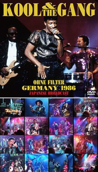 Photo1: KOOL & THE GANG - OHNE FILTER GERMANY 1986 JAPANESE BROADCAST DVDR [Uxbridge 1881] (1)