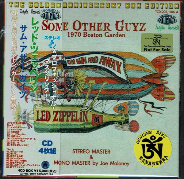 Photo1: LED ZEPPELIN - SOME OTHER GUYZ - 1970 BOSTON GARDEN 4CD PROMO  [TARANTURA] ★★★STOCK ITEM / OUT OF PRINT / VERY RARE★★★ (1)