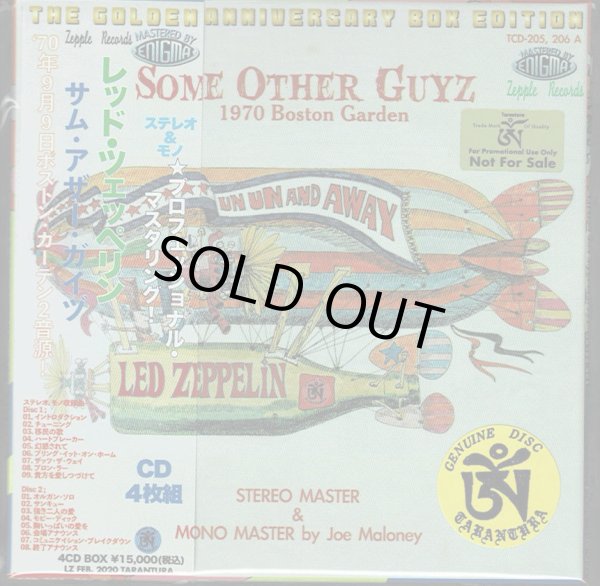Photo1: LED ZEPPELIN - SOME OTHER GUYZ - 1970 BOSTON GARDEN 4CD PROMO  [TARANTURA] ★★★STOCK ITEM / OUT OF PRINT / VERY RARE★★★ (1)