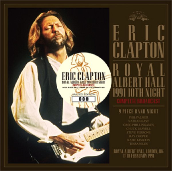 Photo1: ERIC CLAPTON - ROYAL ALBERT HALL 1991 10TH NIGHT: COMPLETE BROADCAST 2CD [Beano-263] (1)