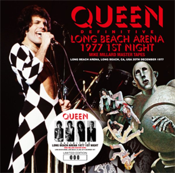 Photo1: QUEEN - DEFINITIVE LONG BEACH ARENA 1977 1ST NIGHT: MIKE MILLARD MASTER TAPES 2CD [Wardour-576] (1)