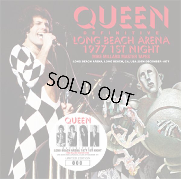 Photo1: QUEEN - DEFINITIVE LONG BEACH ARENA 1977 1ST NIGHT: MIKE MILLARD MASTER TAPES 2CD [Wardour-576] ★★★STOCK ITEM / OUT OF PRINT / HOT SPRING SALE★★★ (1)