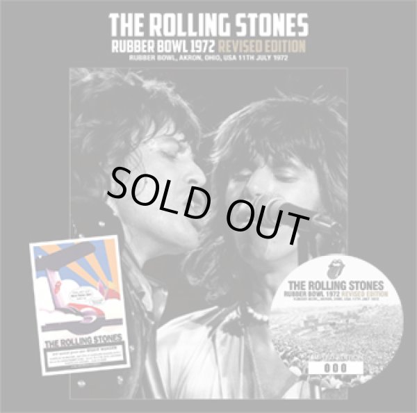 Photo1: THE ROLLING STONES - RUBBER BOWL 1972 REVISED EDITION CD (1)