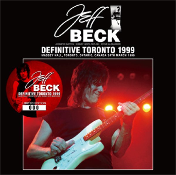 Photo1: JEFF BECK - DEFINITIVE TORONTO 1999 2CD plus Bonus DVDR "WHO ELSE! IN TORONTO" [Wardour-578] (1)