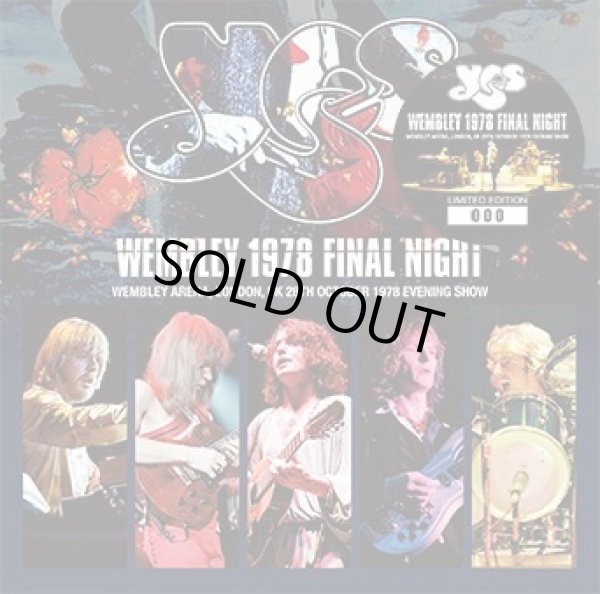 Photo1: YES - WEMBLEY 1978 FINAL NIGHT 2CD plus Bonus DVDR "TOURMATO 1978-1979 [Virtuoso 379/380] (1)
