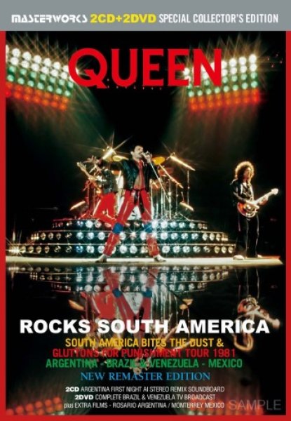 Photo1: QUEEN - ROCKS SOUTH AMERICA  2CD+2DVD [ MASTERWORKS] (1)