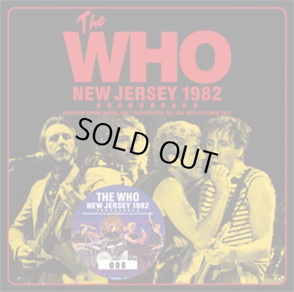 Photo1: THE WHO - NEW JERSEY 1982 SOUNDBOARD 2CD [Wardour-579] ★★★STOCK ITEM / SPECIAL PRICE★★★ (1)