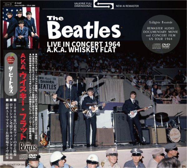 Photo1: THE BEATLES - 1964 LIVE IN CONCERT A.K.A. WHISKEY FLAT CD+DVD [VALKYRIE RECORDS] (1)