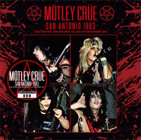 Photo1: MOTLEY CRUE - SAN ANTONIO 1983: SOUNDBOARD CD plus Bonus DVDR "US FESTIVAL 1983 UPGRADE" [ZODIAC 628] (1)