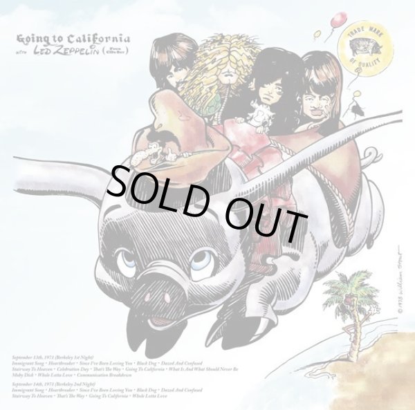 Photo2: LED ZEPPELIN - GOING TO CALIFORNIA 4CD + Limited Poster & Inner & Sticker [GRAF ZEPPELIN] ★★★STOCK ITEM / OUT OF PRINT / VERY RARE★★★  (2)