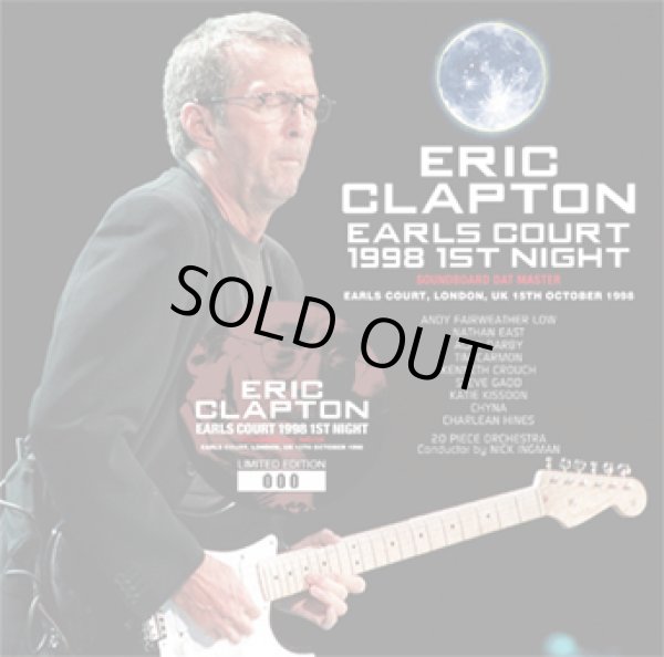 Photo1: ERIC CLAPTON - EARLS COURT 1998 1ST NIGHT: SOUNDBOARD DAT MASTER 2CD [Beano-265] ★★★STOCK ITEM / SPECIAL PRICE ★★★ (1)