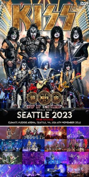 Photo1: KISS - SEATTLE 2023 THE VIDEO 2DVDR [Shades 1896] (1)