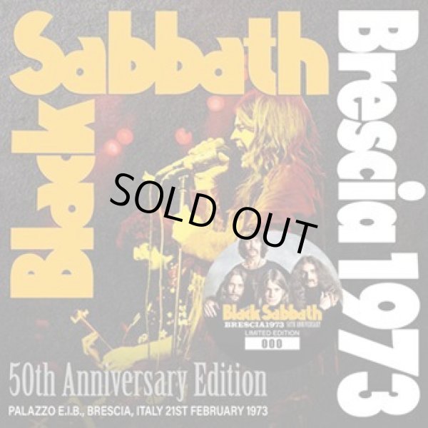 Photo1: BLACK SABBATH - BRESCIA 1973: 50TH ANNIVERSARY EDITION CD [ZODIAC 632] ★★★STOCK ITEM / HOT WINTER SALE★★★ (1)