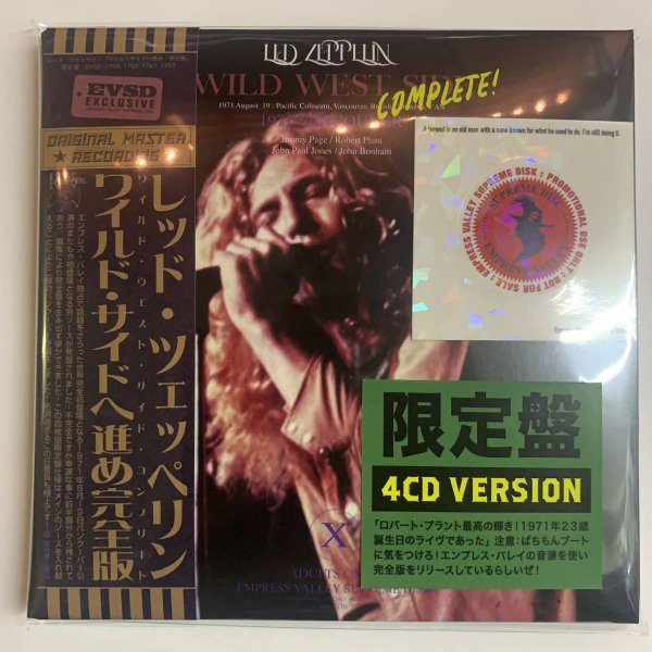 Photo1: LED ZEPPELIN - WILD WEST SIDE “Complete!”1971 Vancouver 4CD [EMPRESS VALLEY] ★★★SPECIAL PRICE★★★ (1)