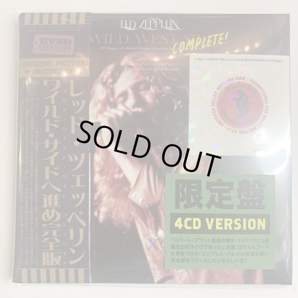Photo1: LED ZEPPELIN - WILD WEST SIDE “Complete!”1971 Vancouver 4CD [EMPRESS VALLEY] ★★★STOCK ITEM / OUT OF PRINT★★★ (1)