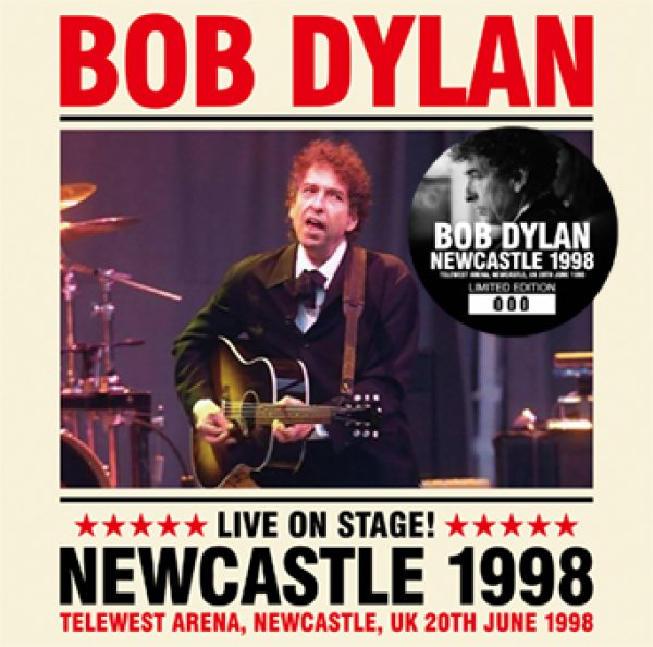 Photo1: BOB DYLAN - NEWCASTLE 1998 2CD plus Bonus DVDR "NEWCASTLE 1998 THE VIDEO [ZION-262] (1)