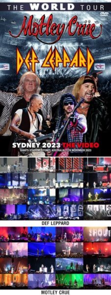 Photo1: MOTLEY CRUE / DEF LEPPARD - SYDNEY 2023 THE VIDEO 2DVDR  [Shades 1899] (1)